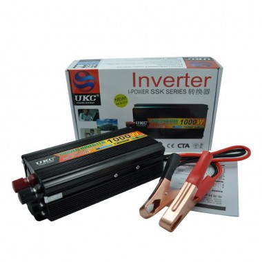 Інвертор перетворювач UKC 12V-220V 1000W