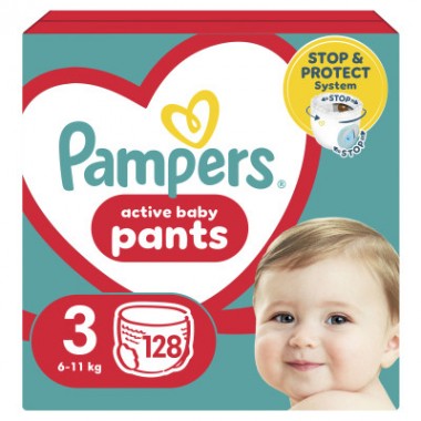 Подгузники Pampers Pants Midi Размер 3 (6-11 кг) 128 шт. (8006540069417)