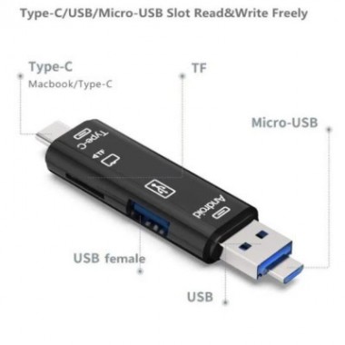 Считыватель флеш-карт Dynamode 3-in-1 (D-188) Считыватель флеш-карт Dynamode 3-in-1 (D-188)