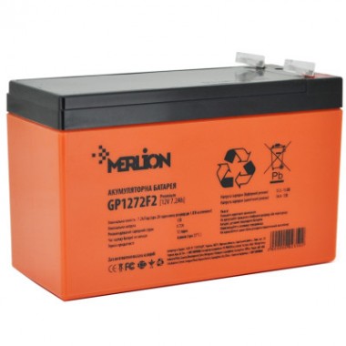 Батарея к ИБП Merlion 12V-7.2Ah PREMIUM (GP1272F2PREMIUM) Батарея к ИБП Merlion 12V-7.2Ah PREMIUM (GP1272F2PREMIUM)