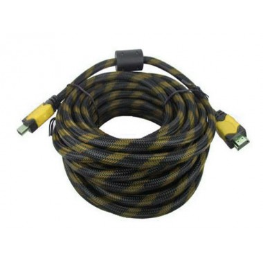 Кабель MHZ Hdmi to Hdmi 15м 1080p посилений в обмотці Кабель MHZ Hdmi to Hdmi 15м 1080p посилений в обмотці