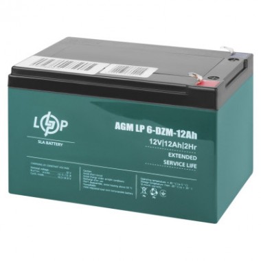 Батарея к ИБП LogicPower 12В 12 Ач (6-DZM-12) (3536)