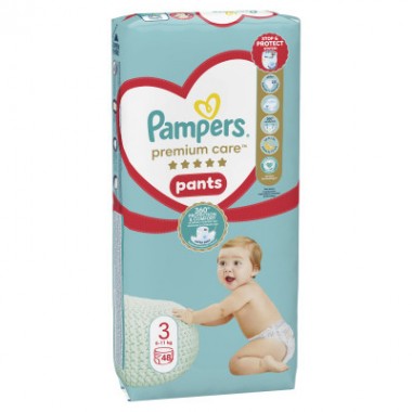 Подгузники Pampers Premium Care Pants Midi Размер 3 (6-11 кг) 48 шт (8001090759795) Подгузники Pampers Premium Care Pants Midi Размер 3 (6-11 кг) 48 шт (8001090759795)