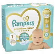 Подгузники Pampers Premium Care New Born Размер 1 (2-5 кг) 26 шт (8001841104614)