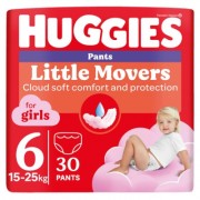 Подгузники Huggies Pants 6 (15-25 кг) для девочек 30 шт (5029053564296)