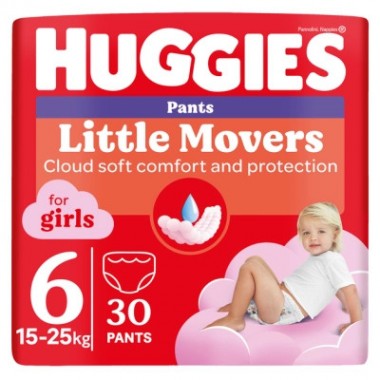Подгузники Huggies Pants 6 (15-25 кг) для девочек 30 шт (5029053564296) Подгузники Huggies Pants 6 (15-25 кг) для девочек 30 шт (5029053564296)