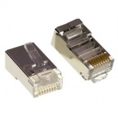 Коннектор RJ45 cat.5e FTP 8p8c Atcom (10698) Коннектор RJ45 cat.5e FTP 8p8c Atcom (10698)