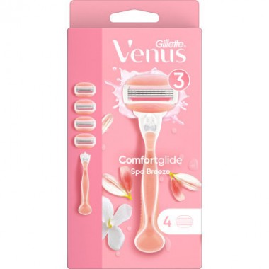 Бритва Gillette Venus Comfortglide Spa Breeze с 4 сменными картриджами (7702018469727)