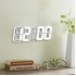 Светодиодные цифровые часы в виде цифр White clock Светодиодные цифровые часы в виде цифр White clock