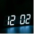 Светодиодные цифровые часы в виде цифр White clock Светодиодные цифровые часы в виде цифр White clock