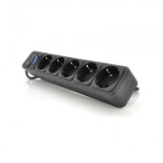 Сетевой фильтр питания Merlion 5 розеток, 1,8 м + 2*USB (B518U)