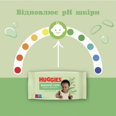 Детские влажные салфетки Huggies Natural Care 56 х 3 шт (5029053550176)