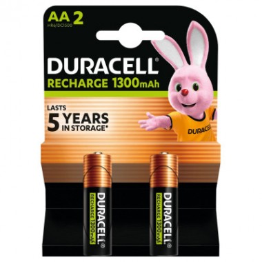 Аккумулятор Duracell AA HR6 1300mAh * 2 (5000394039186 / 81367175)