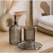 Набор для ванной комнаты Glass из 3-х предметов стекло