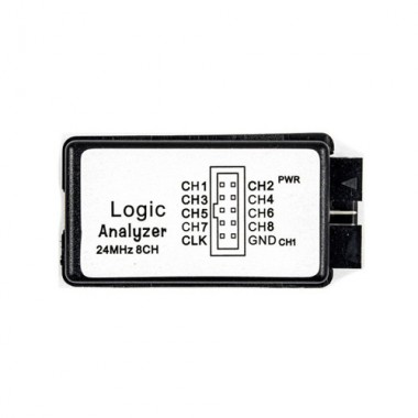 USB Логический анализатор 24МГц 8-кан, MCU ARM PIC, Type-C