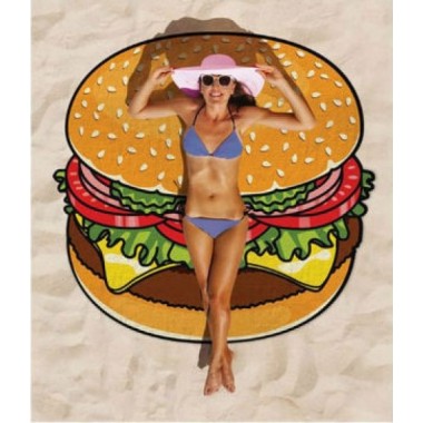 Пляжный коврик Hamburger 143см