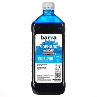 Чорнило Barva EPSON L1110/L3100 (103) 1 л CYAN (E103-700)