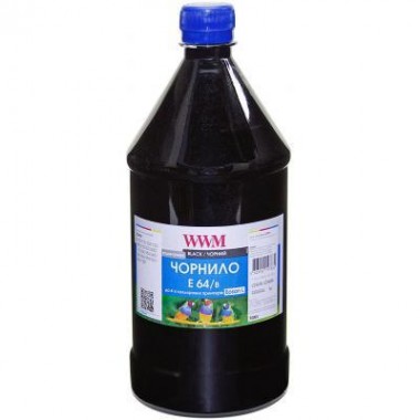 Чорнило WWM EPSON L110/L210/L355 1000 г, чорне (E64/B-4) Чорнило WWM EPSON L110/L210/L355 1000 г, чорне (E64/B-4)