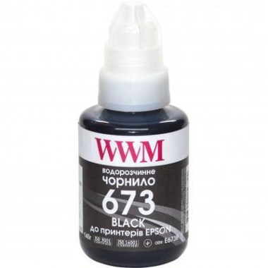 Чорнило WWM для Epson L800, 140 г, чорне (E673B)