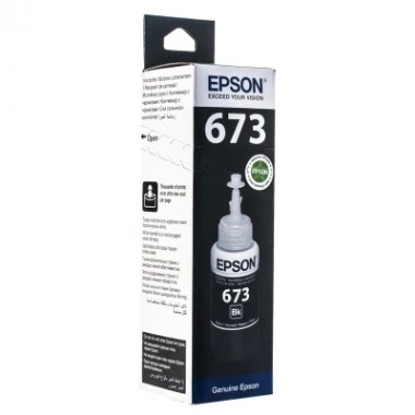 Контейнер з чорнилом Epson 673 black 70 мл L800/1800 (C13T67314A)