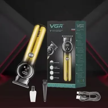 Аккумуляторная машинка для стрижки VGR V-989 от USB с 3 насадками Аккумуляторная машинка для стрижки VGR V-989 от USB с 3 насадками