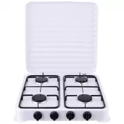 Настольная газовая плита, плита на 4 конфорки Domotec MS 6604 , таганок