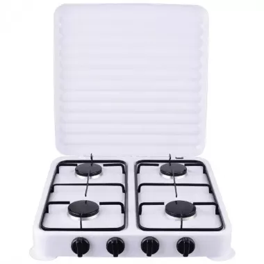 Настольная газовая плита, плита на 4 конфорки Domotec MS 6604 , таганок Настольная газовая плита, плита на 4 конфорки Domotec MS 6604 , таганок