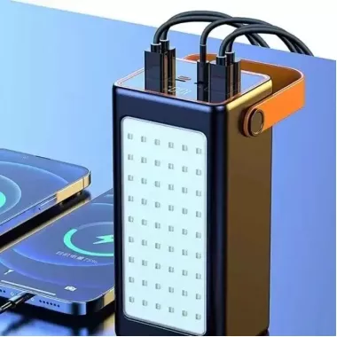 Повербанк 100000 mAh JS-658  с LED-фонариком