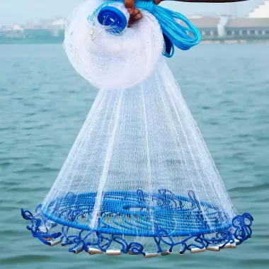 Кастинговая сетка парашют для рыбака Леска 3 м