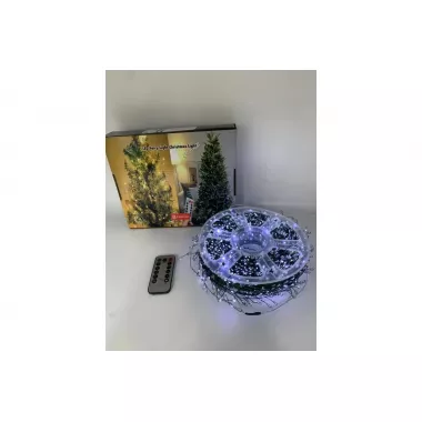 Гирлянда Роса на катушке фейерверк - мишура от USB, 20м, 600LED + пульт Белый Гирлянда Роса на катушке фейерверк - мишура от USB, 20м, 600LED + пульт Белый