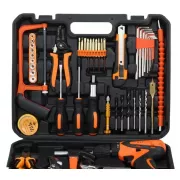 Профессиональный дрель-шуруповерт аккумуляторный с набором инструментов 102 предмета