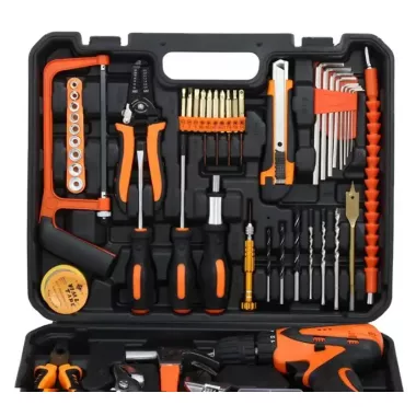 Профессиональный дрель-шуруповерт аккумуляторный с набором инструментов 102 предмета Профессиональный дрель-шуруповерт аккумуляторный с набором инструментов 102 предмета