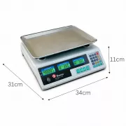 Ваги ACS 50kg/5g CK 982S Metal DOMOTEC
