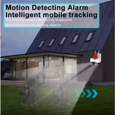 Высокопроизводительная камера видеонаблюдения с двумя направлениями движения, WIFI, горизонтальное вращение на 360° и вертикальное на 90°, водонепроницаемая, ночное видение, датчик движения,4M, x10, V