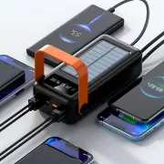 Внешний аккумулятор / Повербанк YM-636CX 60000mAh / Power Bank SOLAR 4хUSB