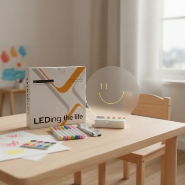 Светодиодный планер-ночник / Планшет для рисования круглый / LED доска для заметок + маркеры Светодиодный планер-ночник / Планшет для рисования круглый / LED доска для заметок + маркеры