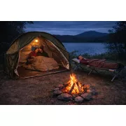 Комплект намет 200х80х145см + розкладачка 190х70х62см для туризму, походів та риболовлі