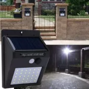 Вуличний ліхтар із датчиком руху на сонячній батареї BL-609 20SMD