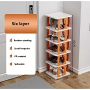 Универсальная полка для обуви и хранения вещей Shoe rack AND LY-581, с пятью уровнями
