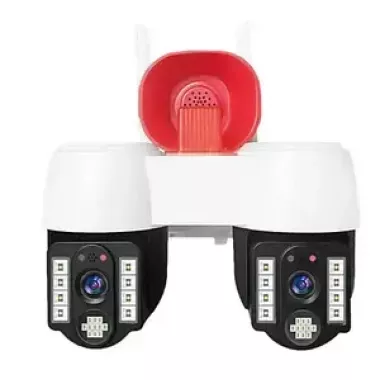 Высокопроизводительная камера видеонаблюдения с двумя направлениями движения, WIFI, горизонтальное вращение на 360° и вертикальное на 90°, водонепроницаемая, ночное видение, датчик движения,4M, x10, V