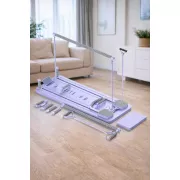 Тренажер для пилатеса Реформер MM3000 Для пресса/ног/приседания, с резинками Фиолетовый