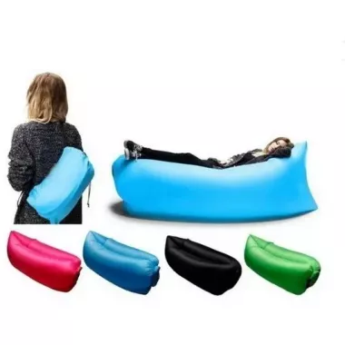 Ламзак надувний диван гамак матрац лежак Lamzac для відпочинку, пляжу, природи 200х60 см