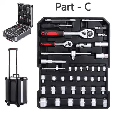 Профессиональный набор инструментов в чемодане 408 предметов