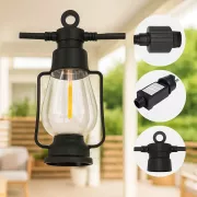 Вулична гірлянда, підвісні ретро-лампи 220 В, тепле світло SFK-49