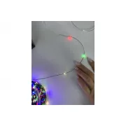 Гирлянда Роса 200 м МУЛЬТИК – зеленая нить, пульт, 8 режимов