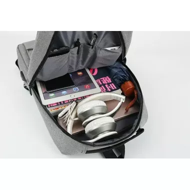 Рюкзак противоударный для ноутбука 15,6 с USB-портом и отсеком для ноутбука Рюкзак противоударный для ноутбука 15,6 с USB-портом и отсеком для ноутбука