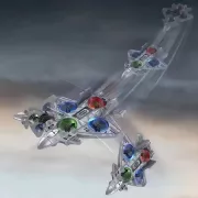 Літак винищувач на радіоуправлінні, з підсвічуванням, від USB, CZ35 / Радіокерований літак / Літак на пульті /