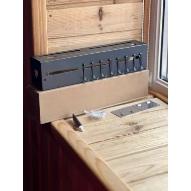 Настенный многофункциональный органайзер для хранения кухонных принадлежностей 30 см