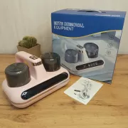 Розовый Беспроводной умный очиститель от клещей с ультрафиолетовой стерилизацией и HEPA-фильтром