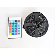 Стрічка світлодіодна RGB 5050 2м з пультом для підсвічування телевізора, монітора, меблів від USB